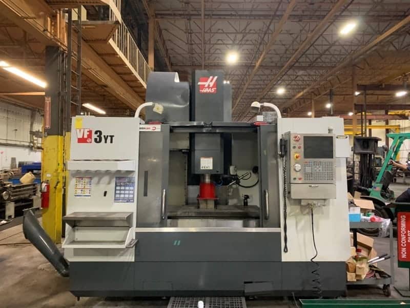 Used Haas VF-3YT/50 - CNC Vertical Machining Center - 8069370
