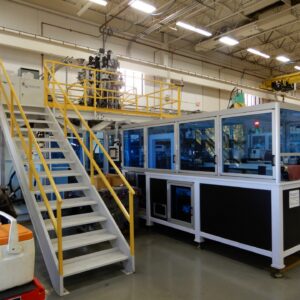Used Neff H200-100M 200 Ton Vertical Injection Molding System for Sale