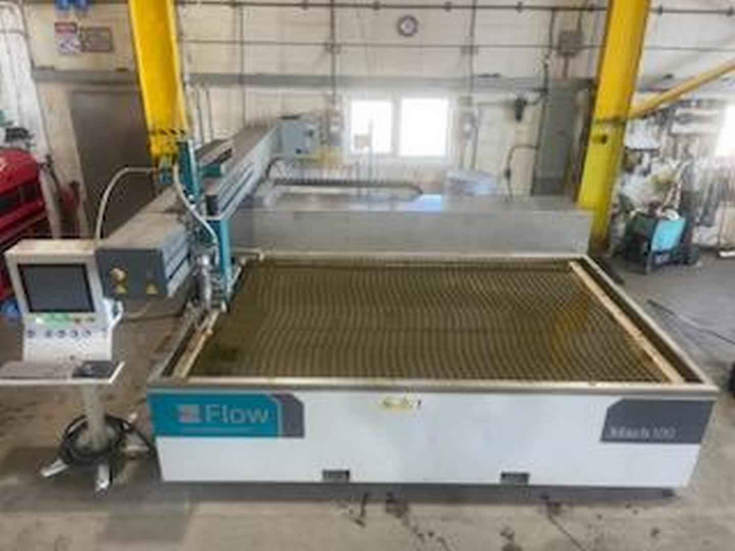 Used flow mach 100 3020 cnc waterjet 8074755